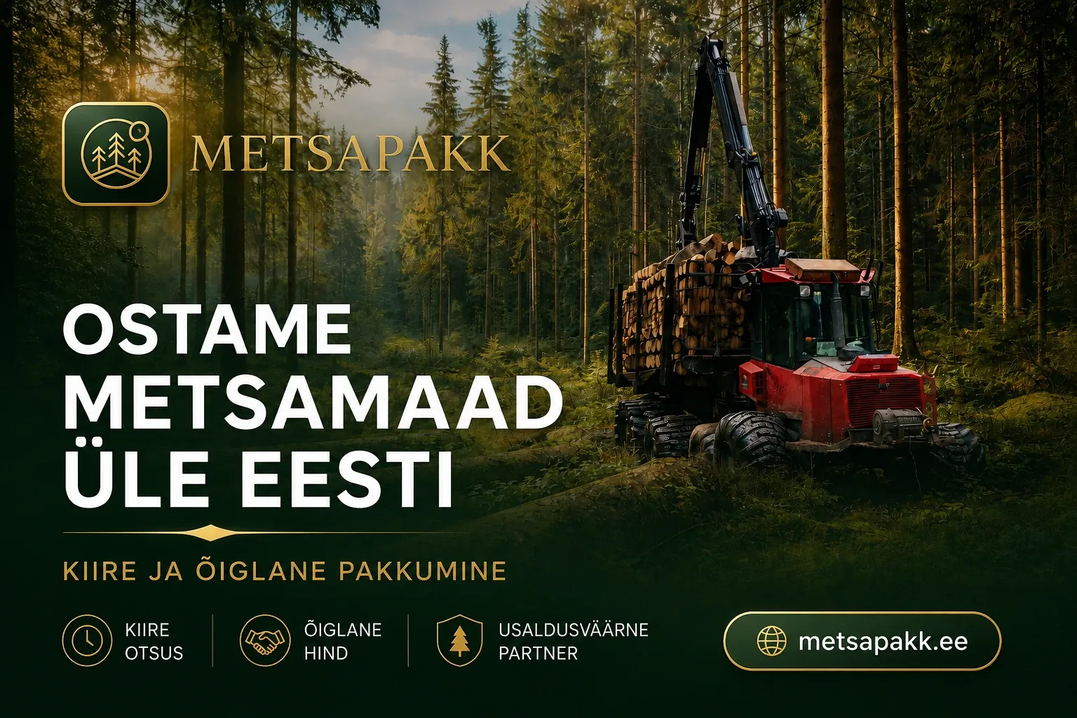 Kuidas müüa metsamaad – METSAVÄÄRTUS